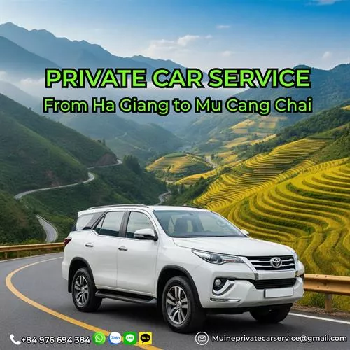 Ha Giang to Mu Cang Chai Private Car
